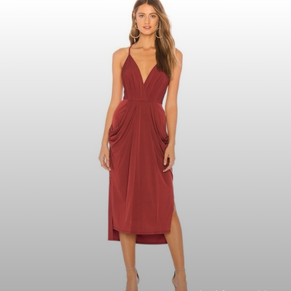 BCBG Generation Dress size S in maroon w/ pockets